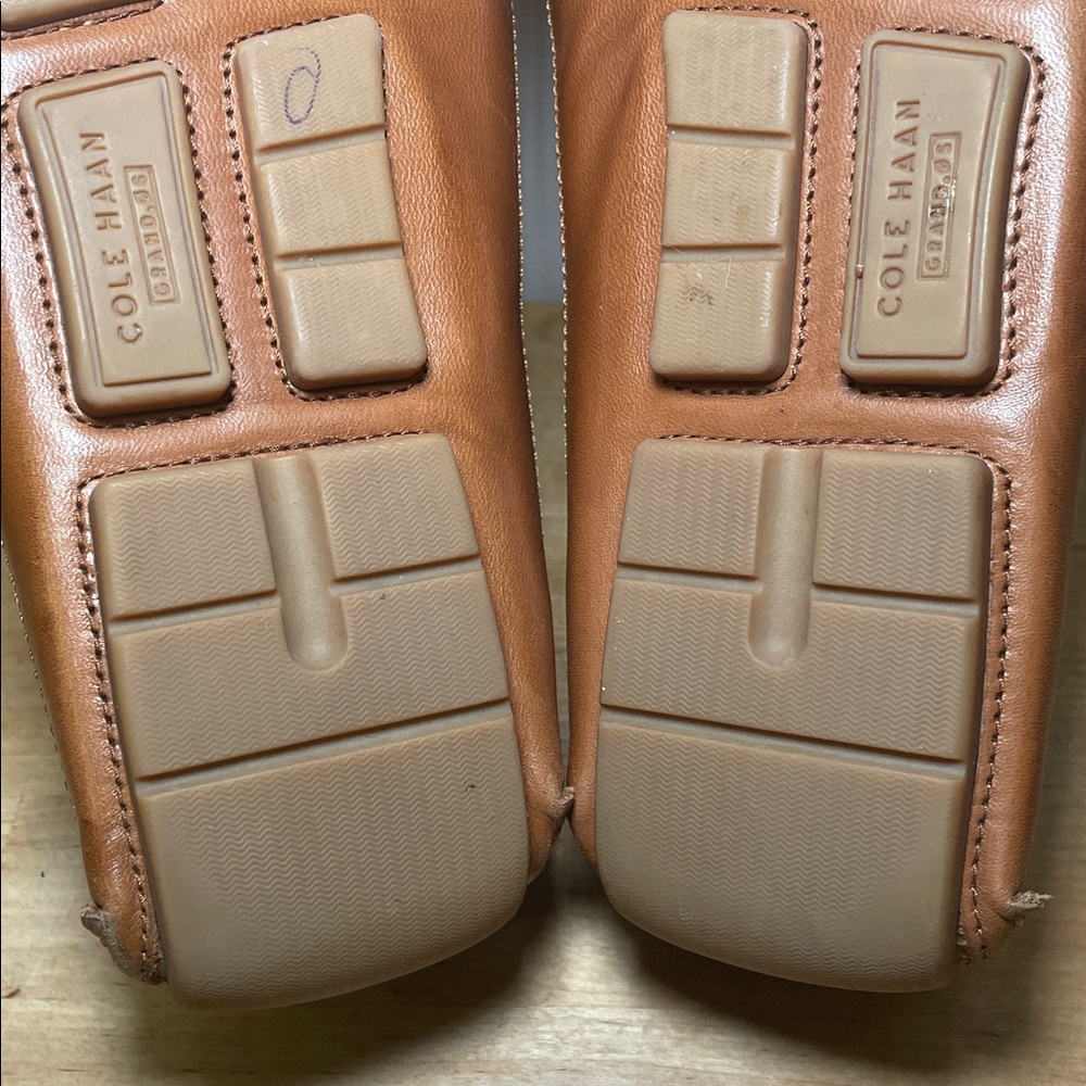 Cole Haan Wyatt Bit Driver Loafer Moc Toe slip on tan shoes men’s size 9.5 - Picture 14 of 16